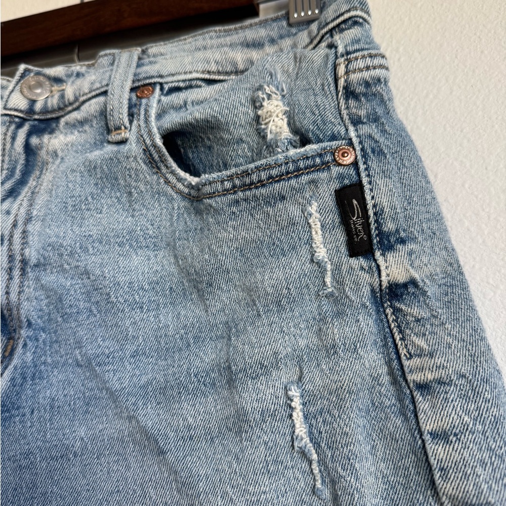 Silver Jeans Light Blue Jean Shorts Size 30 - Picture 2 of 7